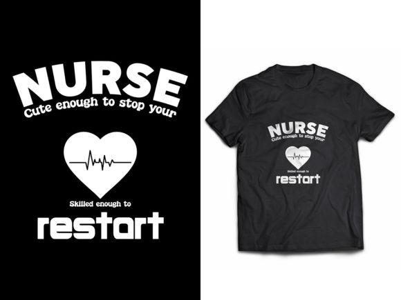 Cute Nurse Graphics for Print Templates