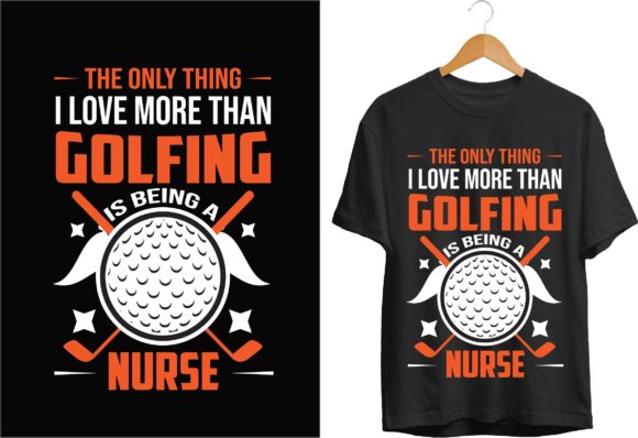 Golf Nurse Graphics for T-Shirt Designs