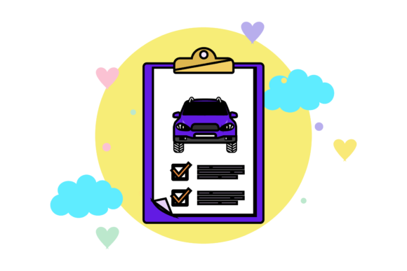 Medical Car Circle Cloud Graphics & Illustrations