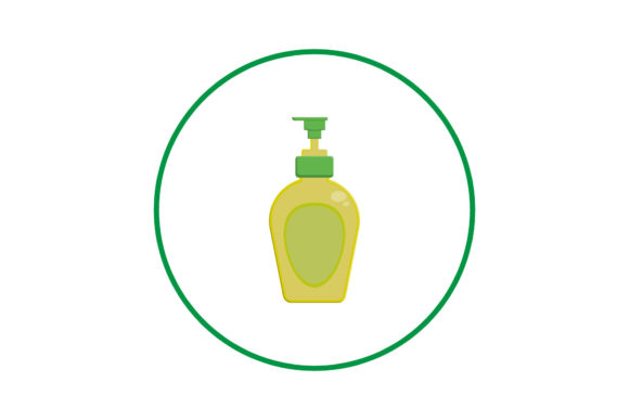 Medical Icon Liquid Hand Soap Design Art Graphics and Icons