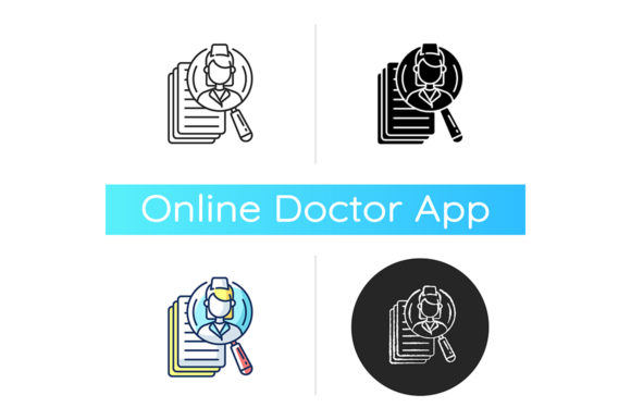 Medical Specialist Icons: Professional Graphics
