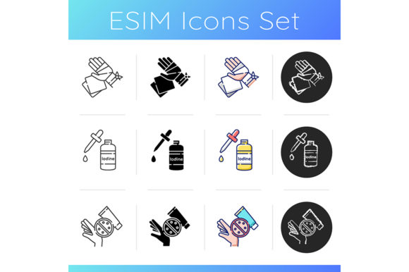 Medical Supplies Icons Set: Graphics and Icons Review