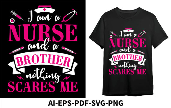 Nurse & Brother Graphics for T-Shirt Designs