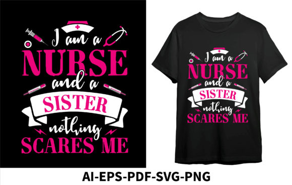 Nurse Sister Graphics for T-Shirt Designs