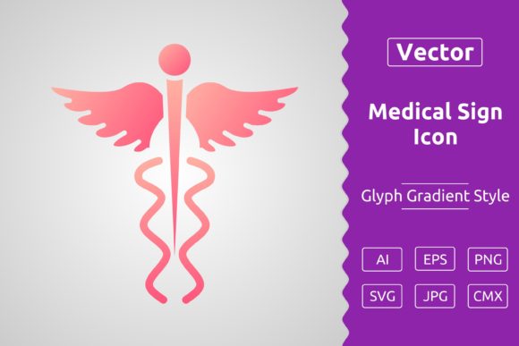 Reviewing the Vector Medical Sign Gradient Icon for Stitching